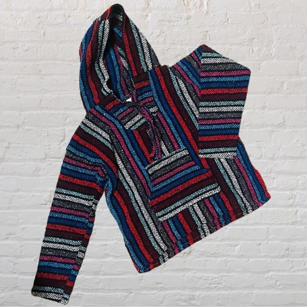 Maco Mexican Baja Hoodie EUC